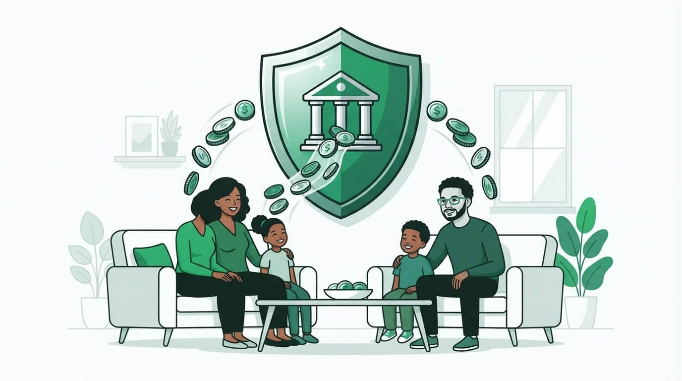 Infinite Banking strategy explained in plain English with a family using whole life insurance as their own bank