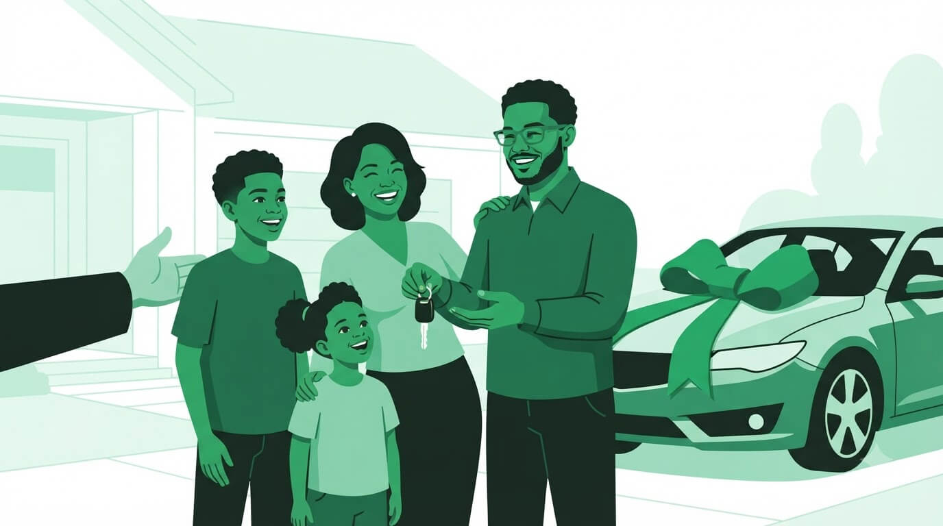 Family making a major purchase with a policy loan after deciding to become their own banker